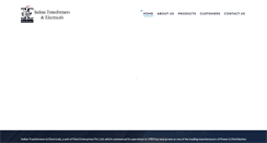 Desktop Screenshot of indian-transformer.com